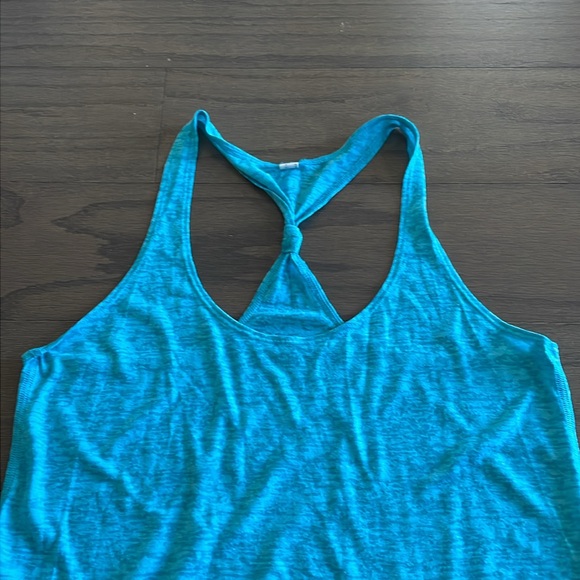 Under Armour Blue Racerback Tank - Size XS - Picture 4 of 5
